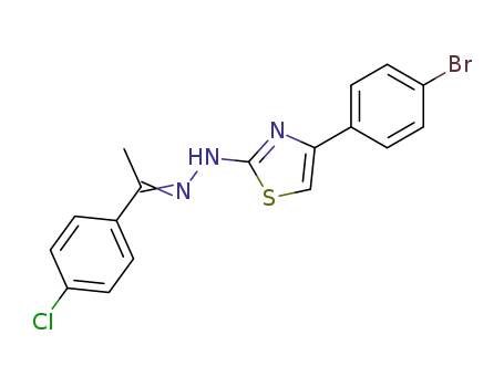 1-(4-chloro-phenyl)-ethanone [4-(4-bromo-phenyl)-thiazol-2-yl]-hydrazone