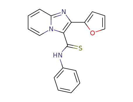 Imidazo[1,2-a]pyridine-3-carbothioamide, 2-(2-furanyl)-N-phenyl-