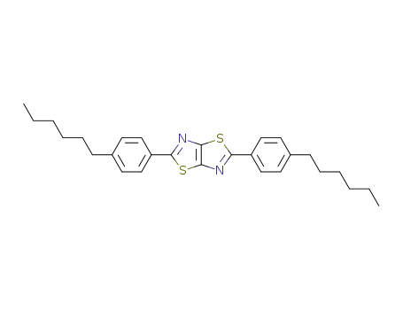 2,5-bis-(4-hexyl-phenyl)-thiazolo[5,4-<i>d</i>]thiazole