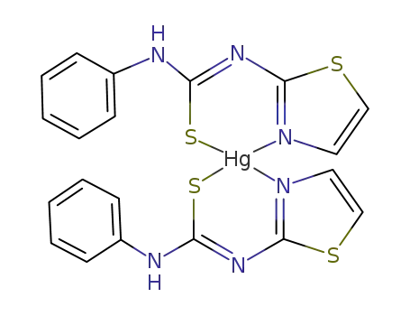 (N-phenyl-N'-(2-thiazolyl) thiourea)2 Hg(II)