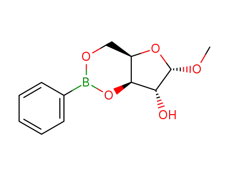 methyl <i>O</i><sup>3</sup>,<i>O</i><sup>5</sup>-phenylboranediyl-α-<i>D</i>-xylofuranoside