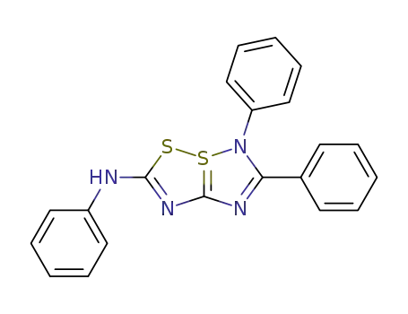 5H-4l4-[1,2,4]Thiadiazolo[1,5-b][1,2,4]dithiazol-2-amine,
N,5,6-triphenyl-
