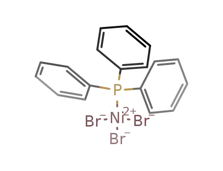Molecular Structure of 48195-29-5 (tri-bromo-triphenylphosphino-nickel<sup>(1-)</sup>)