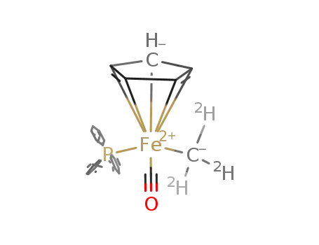 C<sub>5</sub>H<sub>5</sub>Fe(CO)(P(C<sub>6</sub>H<sub>5</sub>)3)C<sup>(2)</sup>H<sub>3</sub>