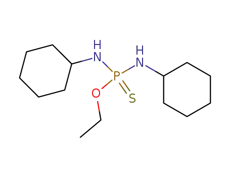 Aethyl-N,N'-dicyclohexyl-phosphorodiamido-thionat