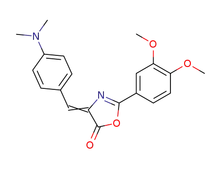 2-(3,4-dimethoxy-phenyl)-4-(4-dimethylamino-benzylidene)-4<i>H</i>-oxazol-5-one