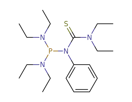 Phosphorigsaeure-bis-diethylamid-<N,N-diethyl-N'-phenyl-thioureid>