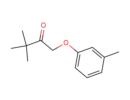 Molecular Structure of 39489-40-2 (3,3-Dimethyl-1-m-tolyloxy-butan-2-one)