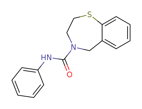 2,3-dihydro-5<i>H</i>-benzo[<i>f</i>][1,4]thiazepine-4-carboxylic acid anilide