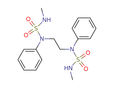 Molecular Structure of 26118-90-1 (1,2-Bis-methylamidosulfonylamino-diphenyl-aethan)
