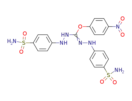 1.5-Bis-<p-sulfamoyl-phenyl>-3-O-<p-nitro-phenyl>-isocarbohydrazid