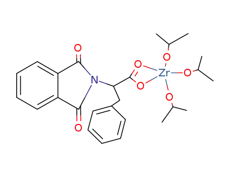triisopropoxy(1,3-dihydro-1,3-dioxo-α(benzyl)-2H-isoindole-2-acetato)zirconium (IV)