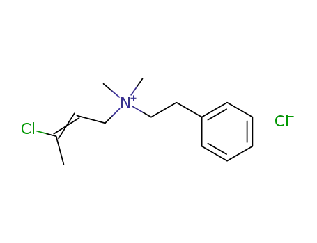 Dimethyl-phenaethyl-<3-chlor-buten-(2)-yl>-ammoniumchlorid