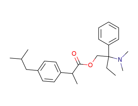2-(4-Isobutyl-phenyl)-propionic acid 2-dimethylamino-2-phenyl-butyl ester