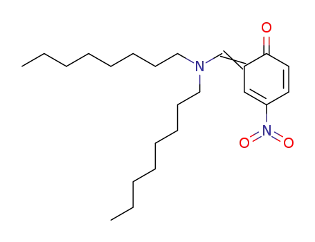 5-Nitro-α-dioctylamino-o-benzochinon-methid