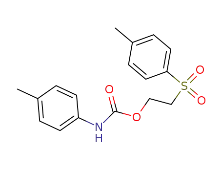 N-p-Tolyl-carbaminsaeure-<2-p-tolylsulfon-aethylester>