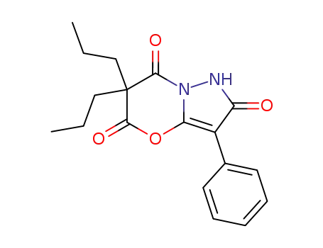 3-phenyl-6,6-dipropyl-pyrazolo[5,1-<i>b</i>][1,3]oxazine-2,5,7-trione