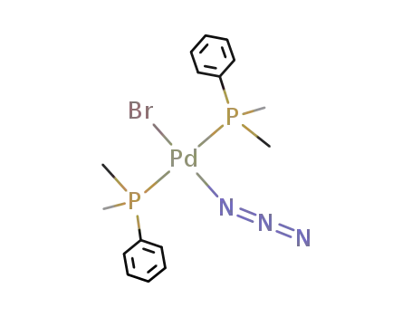 trans-(Me<sub>2</sub>PhP)2palladium(II)Br(N<sub>3</sub>)