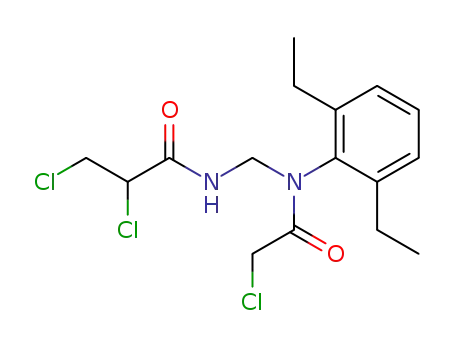 2,3-Dichloro-N-{[(2-chloro-acetyl)-(2,6-diethyl-phenyl)-amino]-methyl}-propionamide