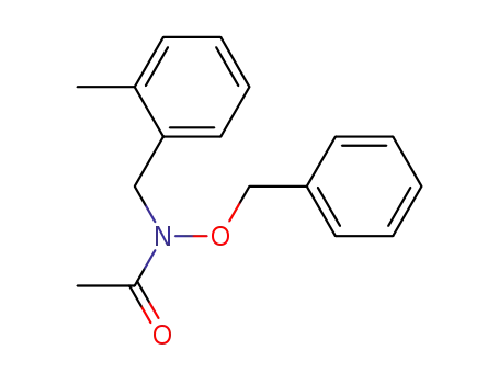 O-Benzyl-N-(2-methyl-benzyl)-N-acetyl-hydroxylamin