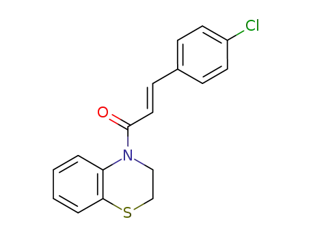4-[3-(4-chloro-phenyl)-acryloyl]-3,4-dihydro-2<i>H</i>-benzo[1,4]thiazine