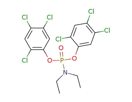 Diethyl-phosphoramidic acid bis-(2,4,5-trichloro-phenyl) ester