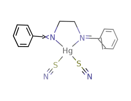 Hg(SCN)2(bisbenzaldehyde ethylenediamine)