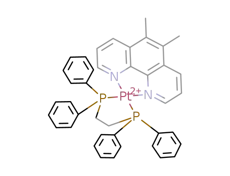 C<sub>40</sub>H<sub>36</sub>N<sub>2</sub>P<sub>2</sub>Pt<sup>(2+)</sup>