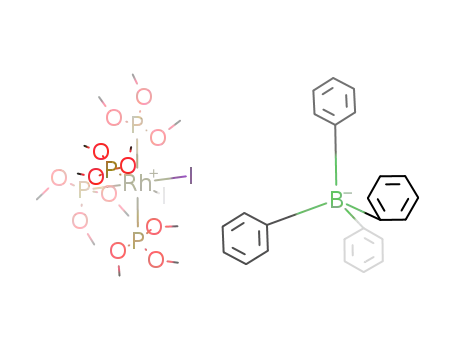 cis-{Rh(P(OCH<sub>3</sub>)3)4I<sub>2</sub>}BPh<sub>4</sub>