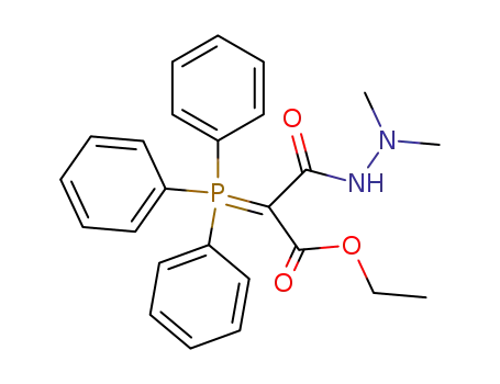 (N',N'-Dimethyl-hydrazinocarbonyl)-(triphenyl-λ<sup>5</sup>-phosphanylidene)-acetic acid ethyl ester