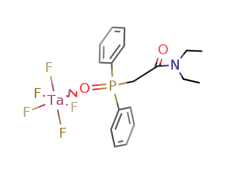 TaF<sub>5</sub>((C<sub>6</sub>H<sub>5</sub>)2POCH<sub>2</sub>CON(C<sub>2</sub>H<sub>5</sub>)2)