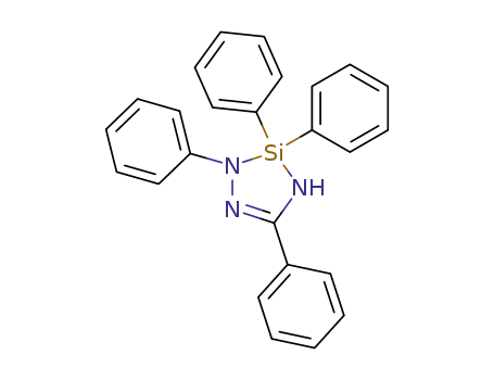 2,3,3,5-tetraphenyl-3,4-dihydro-2<i>H</i>-[1,2,4,3]triazasilole