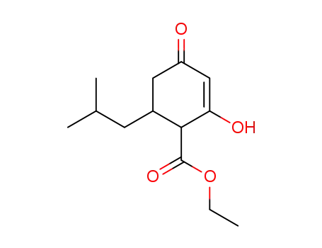 2-Hydroxy-6-isobutyl-4-oxo-cyclohex-2-enecarboxylic acid ethyl ester