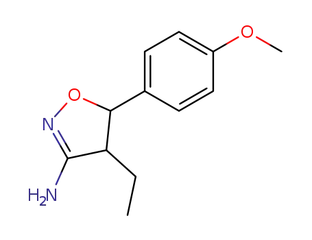 4-ethyl-5-(4-methoxy-phenyl)-4,5-dihydro-isoxazol-3-ylamine