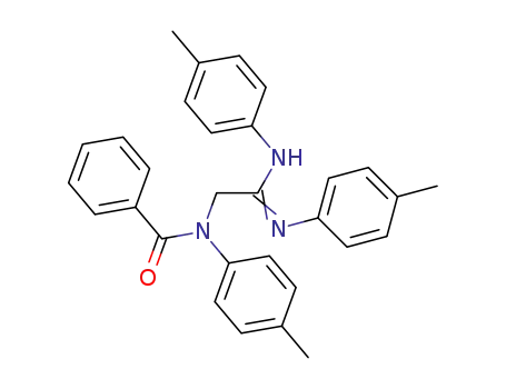 1-p-Toluidino-2-(N-benzyl-p-toluidino)-1-(4-methyl-phenylimino)-ethan