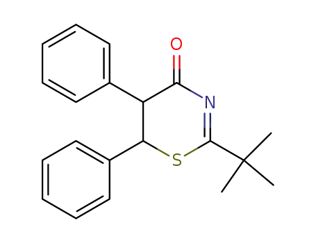2-<i>tert</i>-butyl-5,6-diphenyl-5,6-dihydro-[1,3]thiazin-4-one
