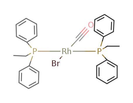 RhBr(CO)(PEtPh<sub>2</sub>)2