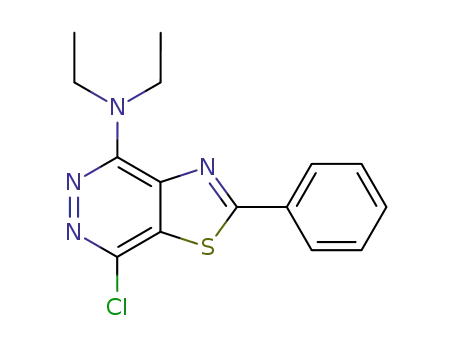 (7-chloro-2-phenyl-thiazolo[4,5-<i>d</i>]pyridazin-4-yl)-diethyl-amine