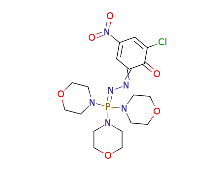 (3-chloro-2-hydroxy-5-nitro-phenyldiazenyl)-tri-morpholin-4-yl-phosphonium betaine