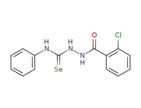 Molecular Structure of 40833-32-7 (1-(o-Chlorbenzoyl)-4-phenyl-selenosemicarbazid)