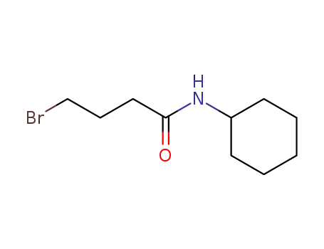Molecular Structure of 99191-34-1 (γ-Brom-N-cyclohexyl-butyramid)