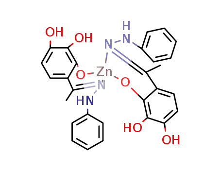 {Zn(II)-(gallacetophenone phenylhydrazone)2}