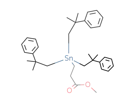 methyl 3-(trineophylstannyl)propanoate