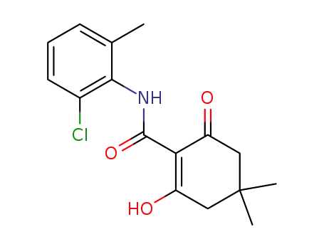 1-Cyclohexene-1-carboxamide,
N-(2-chloro-6-methylphenyl)-2-hydroxy-4,4-dimethyl-6-oxo-