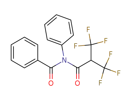 Benzamide, N-phenyl-N-[3,3,3-trifluoro-1-oxo-2-(trifluoromethyl)propyl]-