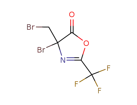 4-bromo-4-bromomethyl-2-trifluoromethyl-4<i>H</i>-oxazol-5-one