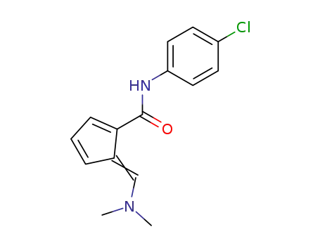 6-Dimethylamino-N-(p-chlorphenyl)-fulven-carbonsaeure-<sup>(2)</sup>-amid