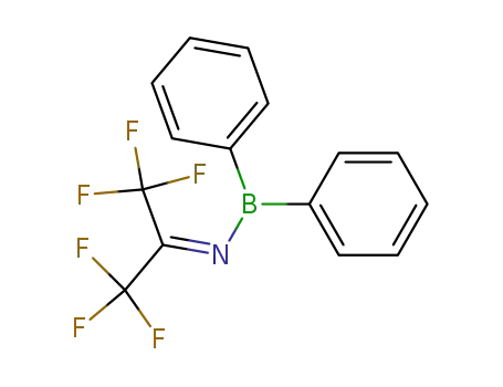 Molecular Structure of 29215-41-6 (Boranamine,
1,1-diphenyl-N-[2,2,2-trifluoro-1-(trifluoromethyl)ethylidene]-)