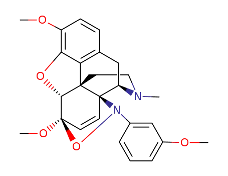 4,5α-epoxy-3,6-dimethoxy-18-(3-methoxy-phenyl)-17-methyl-6β,14-oxaazaethano-morphin-7-ene