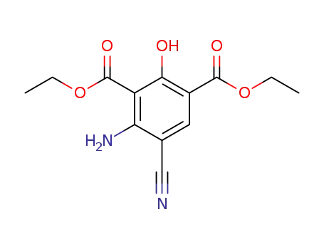 4-Amino-5-cyano-2-hydroxy-isophthalic acid diethyl ester